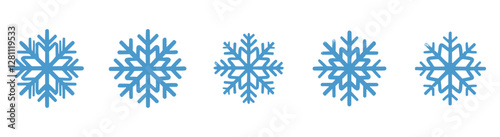 Vector snowflake set, blue snowflakes icons, black snowflake, winter snowflake template, snowflake vector icon, abstract snowflake, isolated snowflakes, Christmas snowflakes, frozen ice