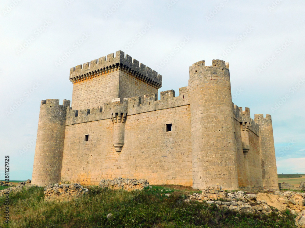 medieval casttle of Villalonso in Spain medieval casttle of Villalonso in Spain