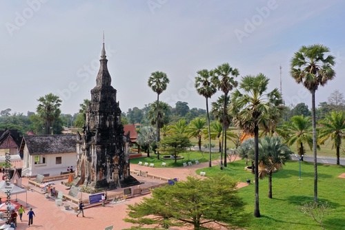 Ancient Ing Hang Stupa in Savannakhet Laos
