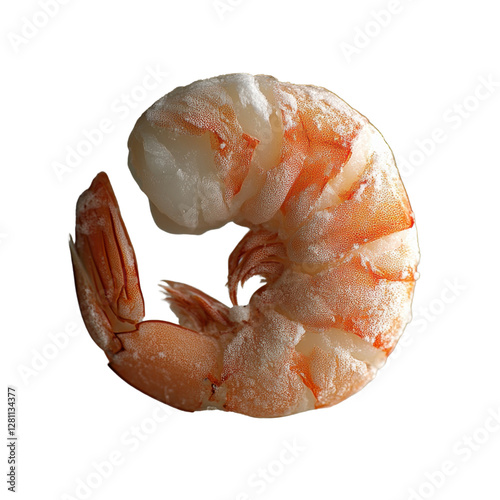 Shrimp, white isolated background photo