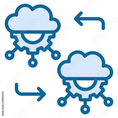 Digital Twin Icon