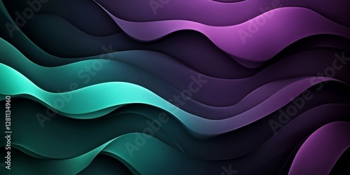 Wimbledon Art: Dark Green and Dark Purple Concept Wallpaper. Generative AI