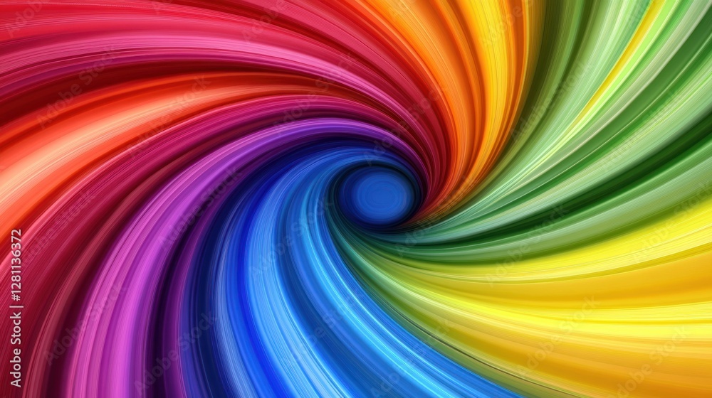 A mesmerizing digital artwork showcasing a vibrant rainbow spiral, creating a captivating vortex of color and energy. A mesmerizing digital artwork showcasing a vibrant rainbow spiral, creating a captivating vortex of color and energy.