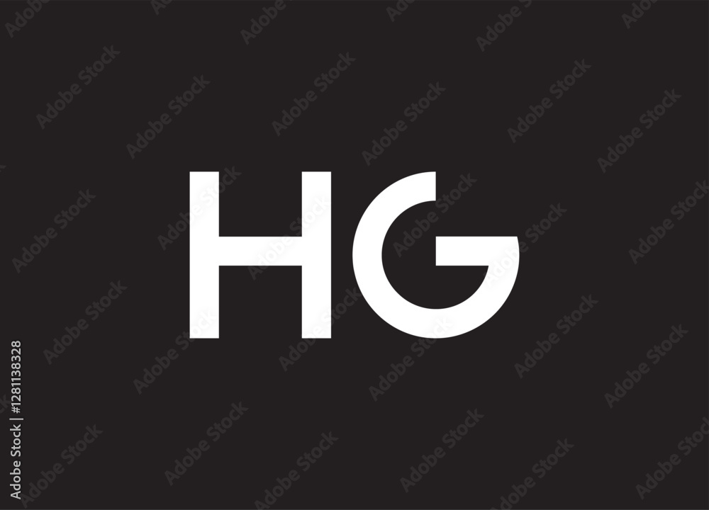 HG letter logo and initial logo design HG letter logo and initial logo design