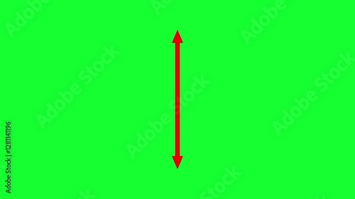 Animated arrows to show dimension, distance, size, height, depth, length and width
