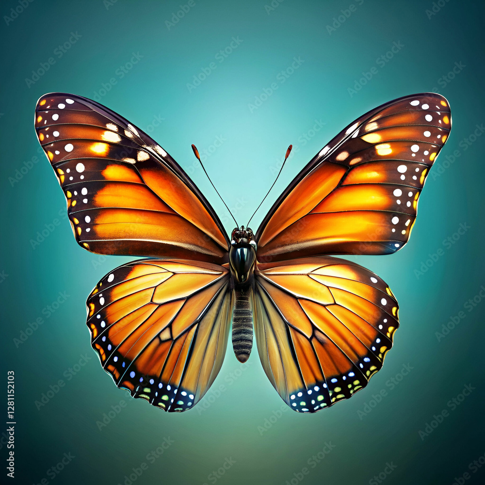 Obraz premium butterfly realistic isolated