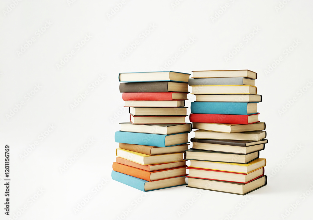 Stack of Books Representing Learning and Research,Book Stack Symbolizing Wisdom and Study Stack of Books Representing Learning and Research,Book Stack Symbolizing Wisdom and Study
