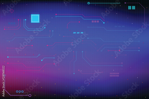 Game stream frames. Glow theme for gaming streamers, hud frame twitch streaming media gamer broadcast webcam digital box video screen, vector illustration