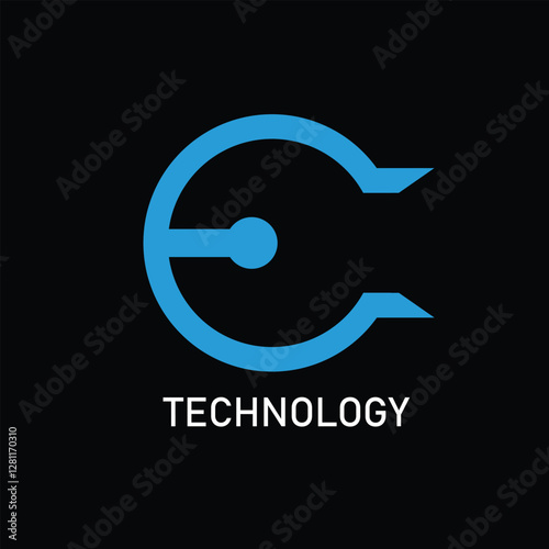 Abstract Technology Logo design vector