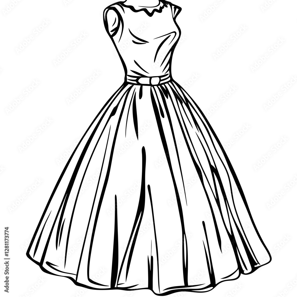 Obraz premium The dress