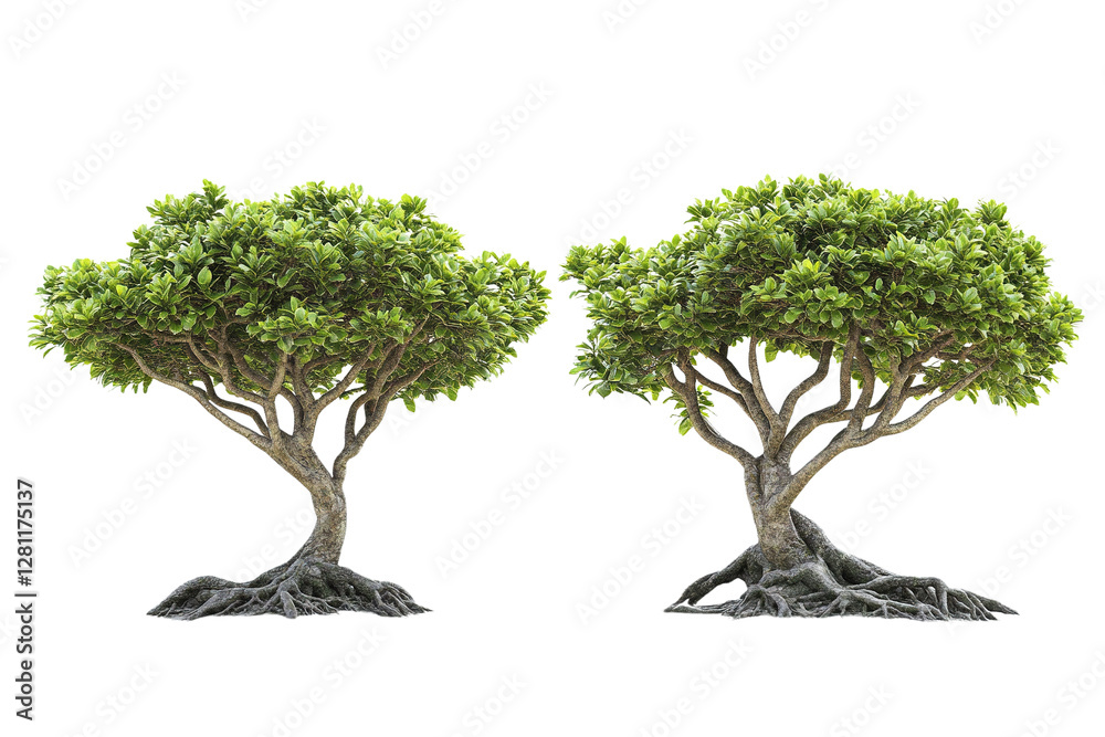 Isolated bonsai tree on white background Isolated bonsai tree on white background