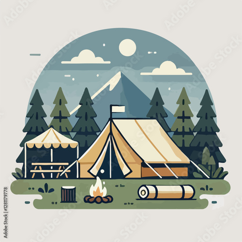 Cool and sturdy camping tent