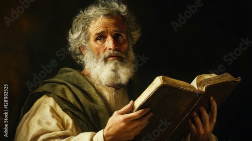 Matthew. Book of Matthew with Saintly Apostle Themes for Spiritual Hope
