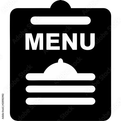 vector illustration menu restaurant