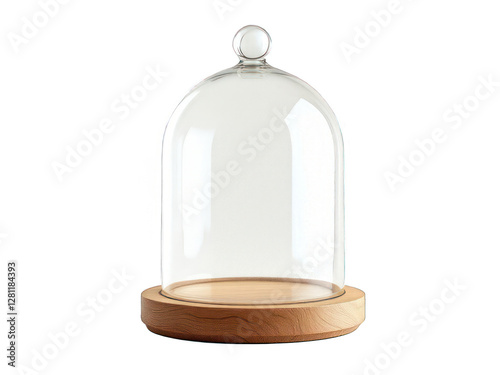 a glass jar isolated on white background