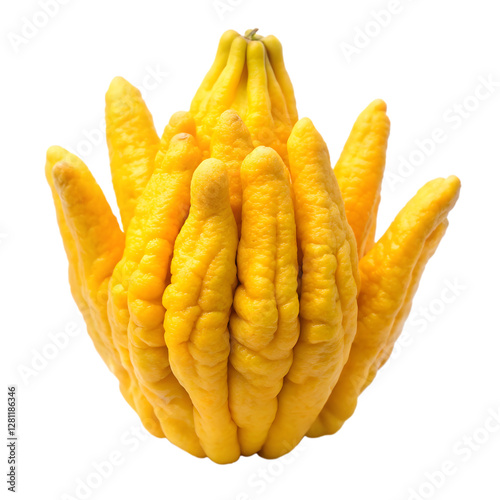 Buddha? Hand fruit isolated on transparent background 