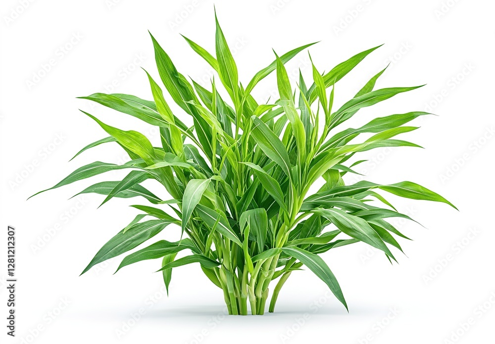 Fototapeta premium Corn Plant Isolated on White Background