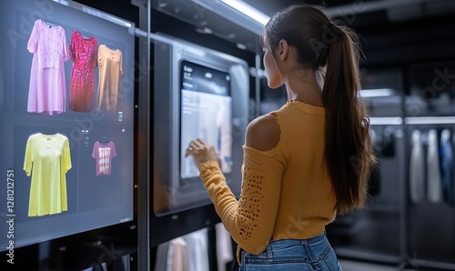 A More Convenient Way to Shop: Try on Clothes Virtually and Change Their Color with Smart Displays, Generative AI