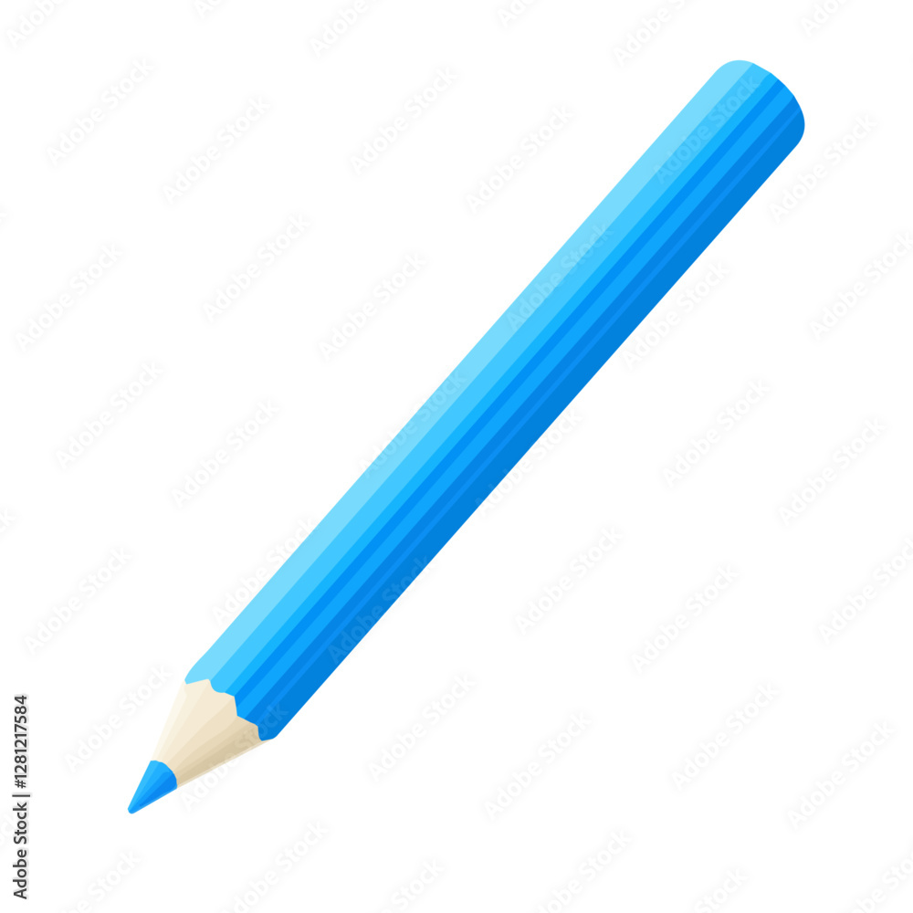 2D flat vector illustration Blue Chalksticks icon isolated on a white background.
2D flat vector illustration Blue Chalksticks icon isolated on a white background.