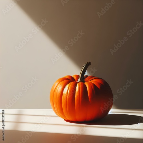 pumpkin on a wooden table