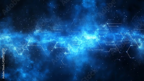Abstract space nebula technology