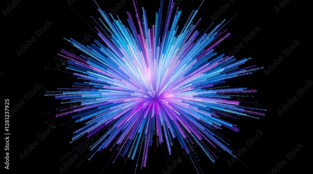 mesmerizing color splash with luminous accents and thin glowing strokes mesmerizing color splash with luminous accents and thin glowing strokes