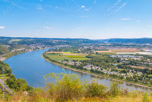 Erpeler Ley near Remagen with a view of Linz am Rhein photo