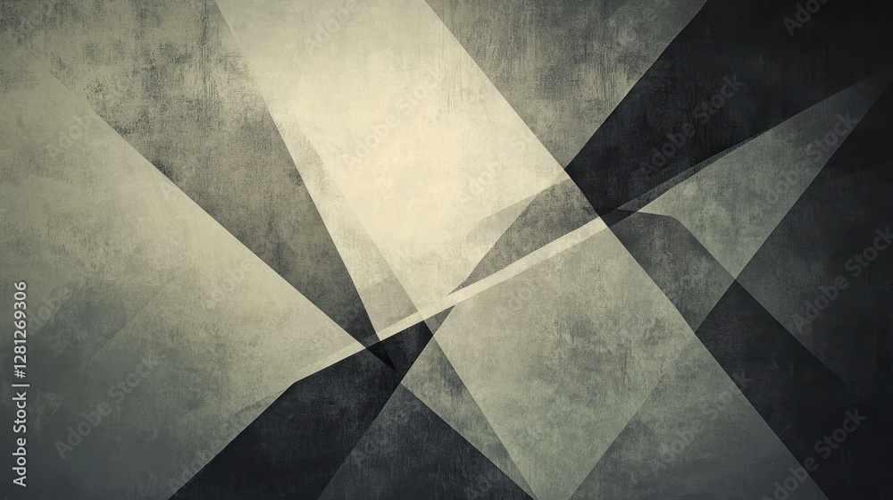 Abstract geometric background with dark gray and beige overlapping shapes and textured surface. Abstract geometric background with dark gray and beige overlapping shapes and textured surface.