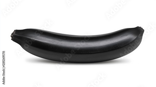 Wallpaper Mural Banana against a white background. Isolated, monochrome, surreal. Could be used to illustrate food concepts Torontodigital.ca