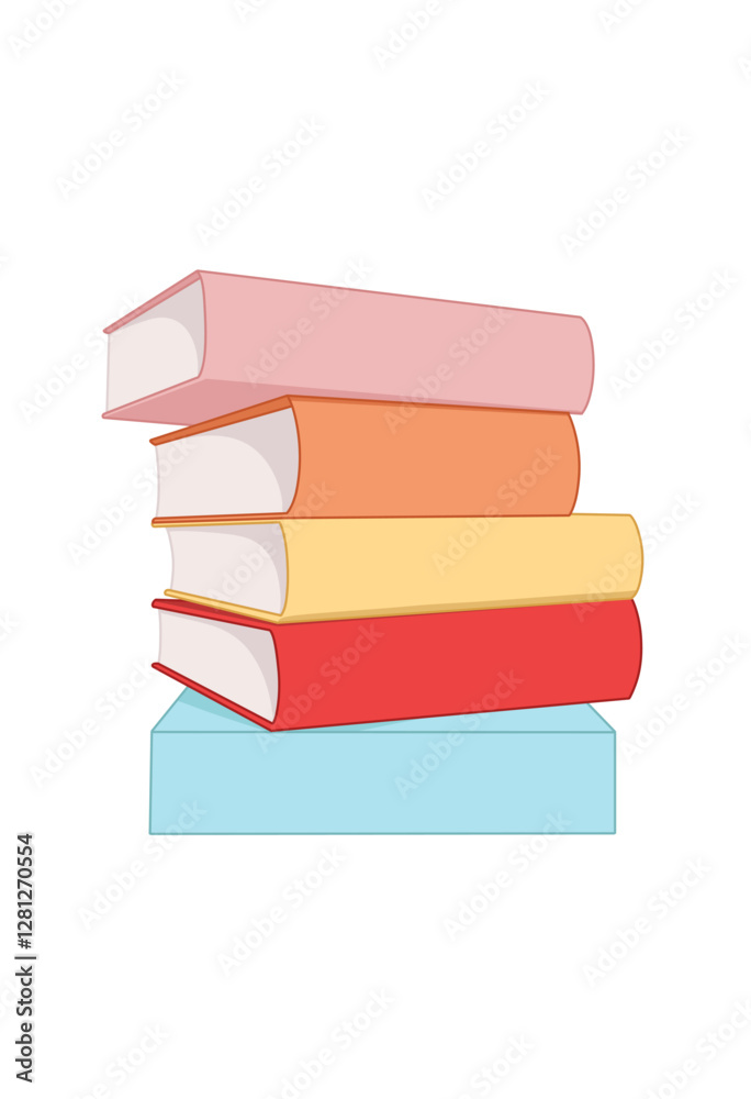 Stack of Colorful Books Stack of Colorful Books