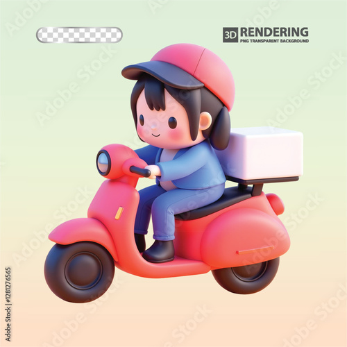 girl on scooter