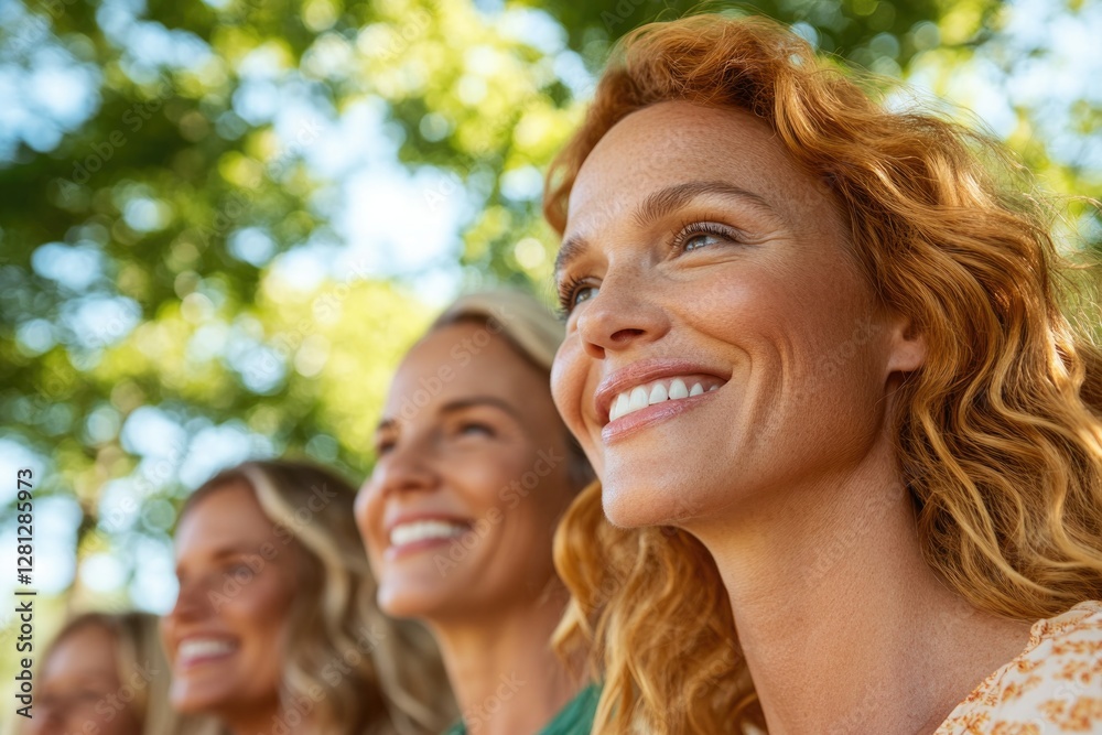 capture diverse group of mothers enjoying sunny day outdoors smiles radiating warmth and genuine joy capture diverse group of mothers enjoying sunny day outdoors smiles radiating warmth and genuine joy