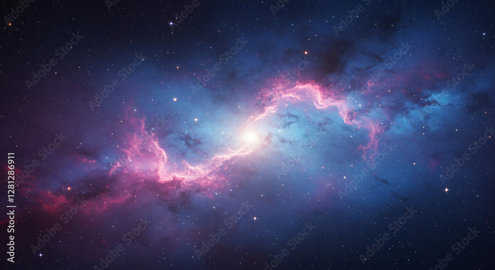Obraz premium Blurred Space Background – Universe Wallpaper Background
