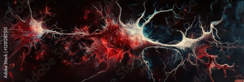 Nerve Impulse. Connection between Neurons for Transfer of Excitement