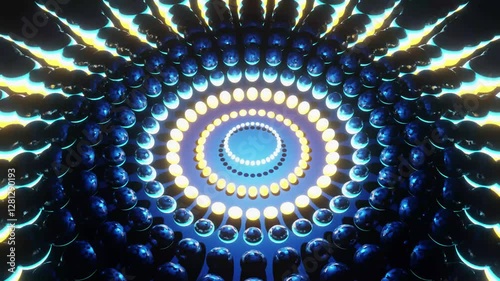 Bouncing Spheres Pulse Loop 4K 60FPS 