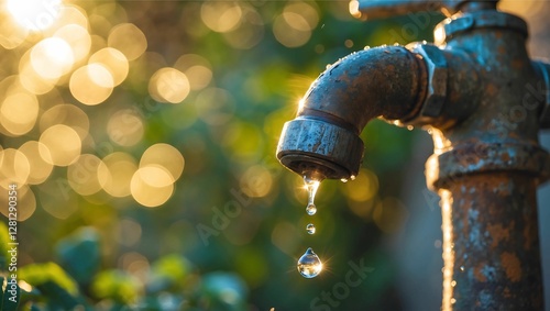 Water tap the price of water save the planet save water 