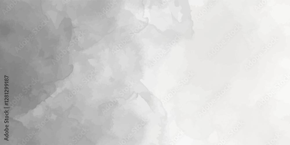 Naklejka premium Silver water color foil background with metal mirror texture. Chrome gradient surface with light gloss art modern simple