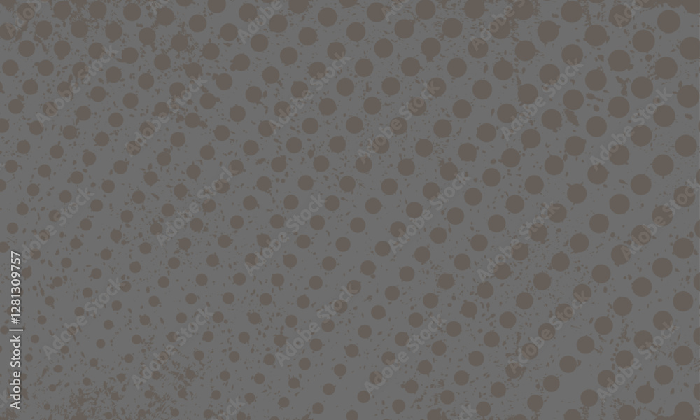 Fototapeta premium Dark Gray Subtle Gritty Halftone Pattern Abstract Dotted Desaturated Texture Wallpaper Low Contrast