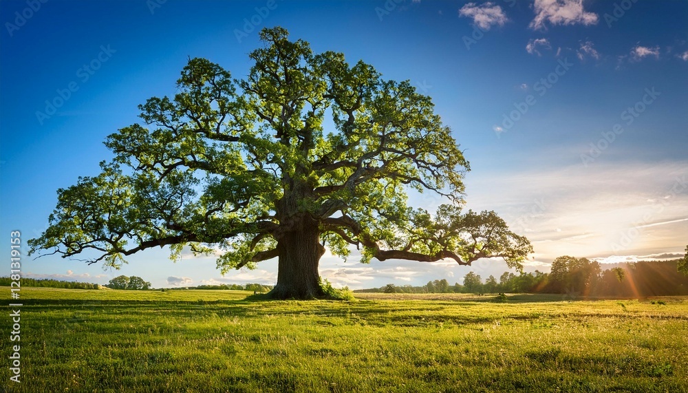 Fototapeta premium old oak tree