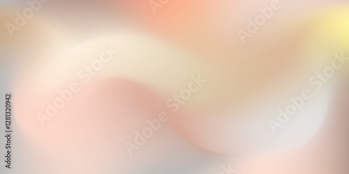 Abstract blurred gradient mesh background. Colorful smooth banner template. Holographic Texture. Metal Gasoline Brochure.