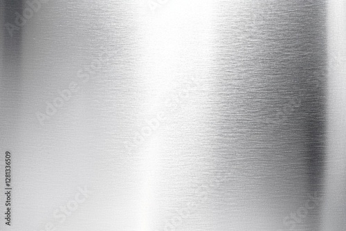 Brushed shiny silver metal texture creates a modern, sleek appearance. Ideal for various design projects.