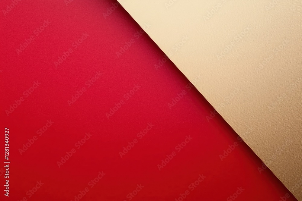 Red paper and gold foil sheet texture creates a luxurious feel, perfect for Christmas themes. Red paper and gold foil sheet texture creates a luxurious feel, perfect for Christmas themes.