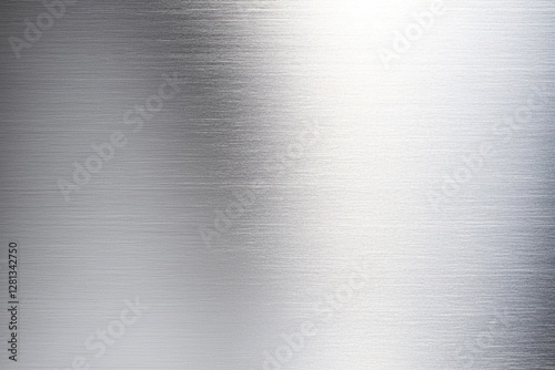 Shiny brushed stainless steel surface showcasing texture and elegance.