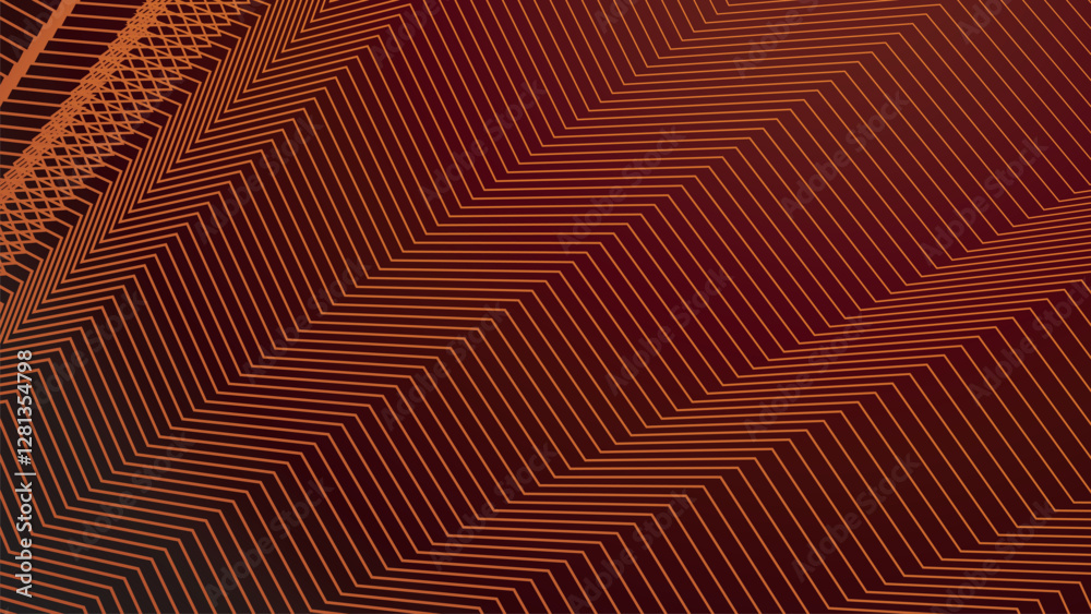 Red orange zig zag stripes lines abstract background for backdrop or presentation Red orange zig zag stripes lines abstract background for backdrop or presentation