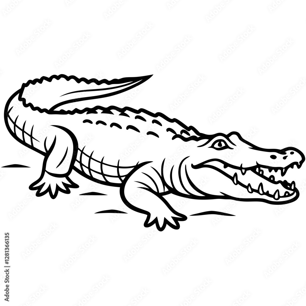 Fototapeta premium Crocodile 