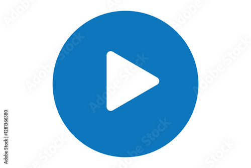 Play icon vector illustration, button, play icon, play sign vector on white background