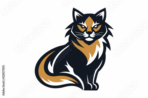 vector image of a cat