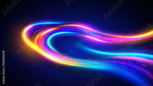 abstract blue background with waves