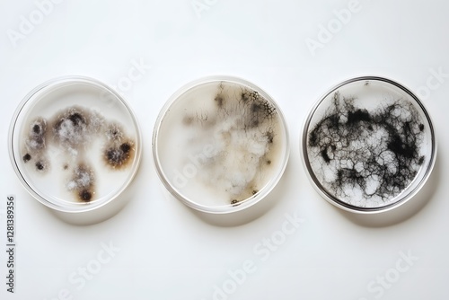 Evolution of Mold Growth in Petri Dish   Microbial Life Cycle Progression