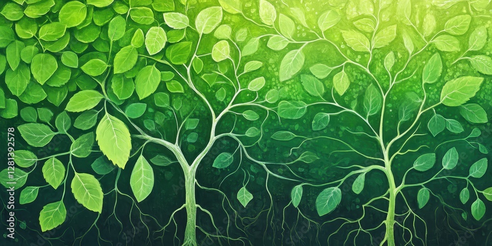 Illustrative Plant Diagram Showcasing Xylem and Phloem for Enhanced Understanding of Circulation and Photosynthesis Illustrative Plant Diagram Showcasing Xylem and Phloem for Enhanced Understanding of Circulation and Photosynthesis